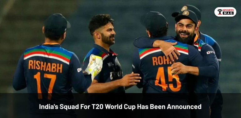 India's Squad For T20 World Cup
