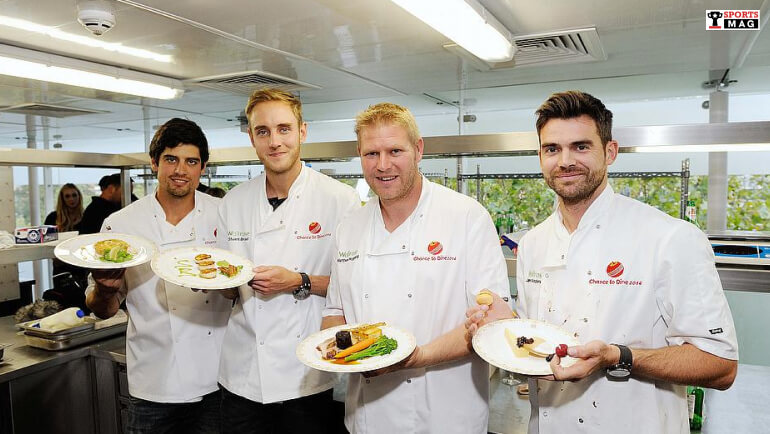 Alastair cook as a chef