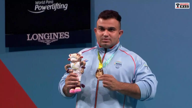 Sudhir Wins Gold In CWG 2022