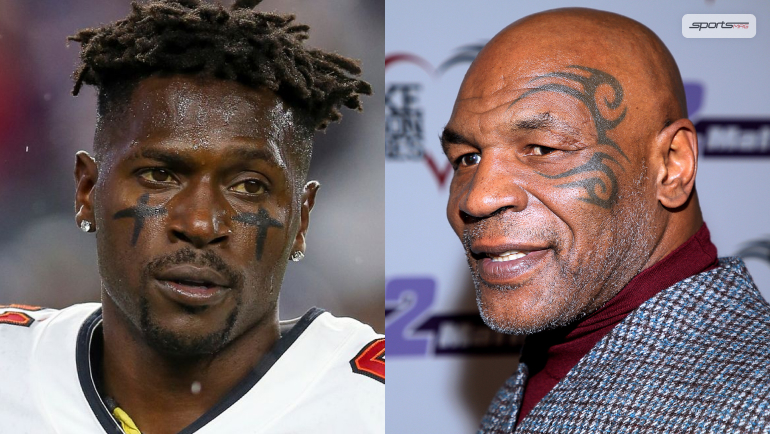 Mike Tyson and Antonio Brown