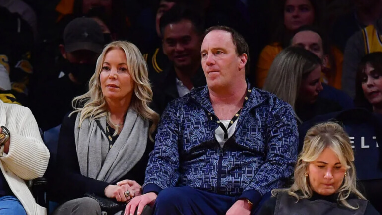 Jeanie Buss Struck With Jay Mohr